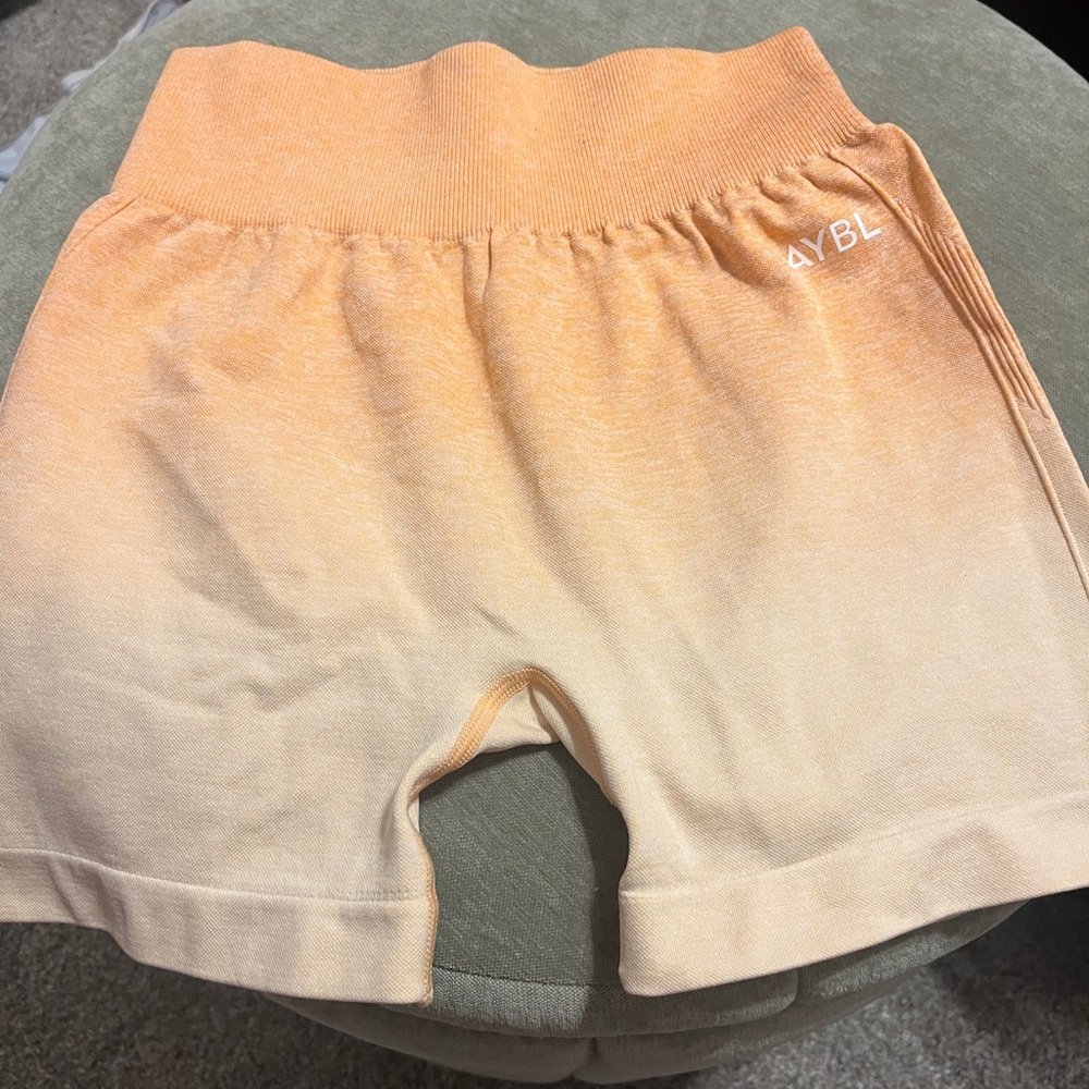 AYBL Peach Ombre Shorts